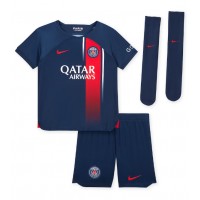 Paris Saint-Germain Marco Asensio #11 Replika babykläder Hemmaställ Barn 2023-24 Kortärmad (+ korta byxor)